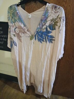 O'NEILL light pink floral mini dress